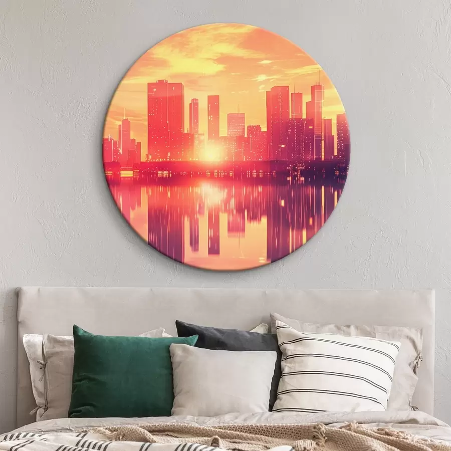 carta da parati Ordine sullo sfondo di una città moderna nr. r45659