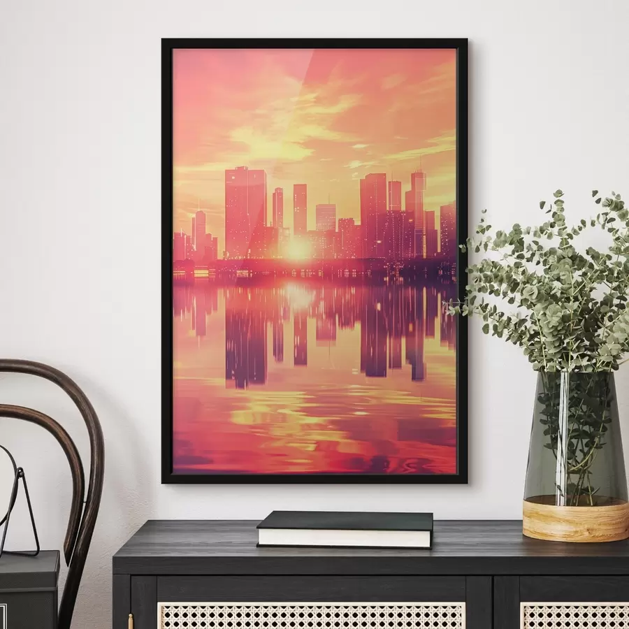 carta da parati Ordine sullo sfondo di una città moderna nr. f45659