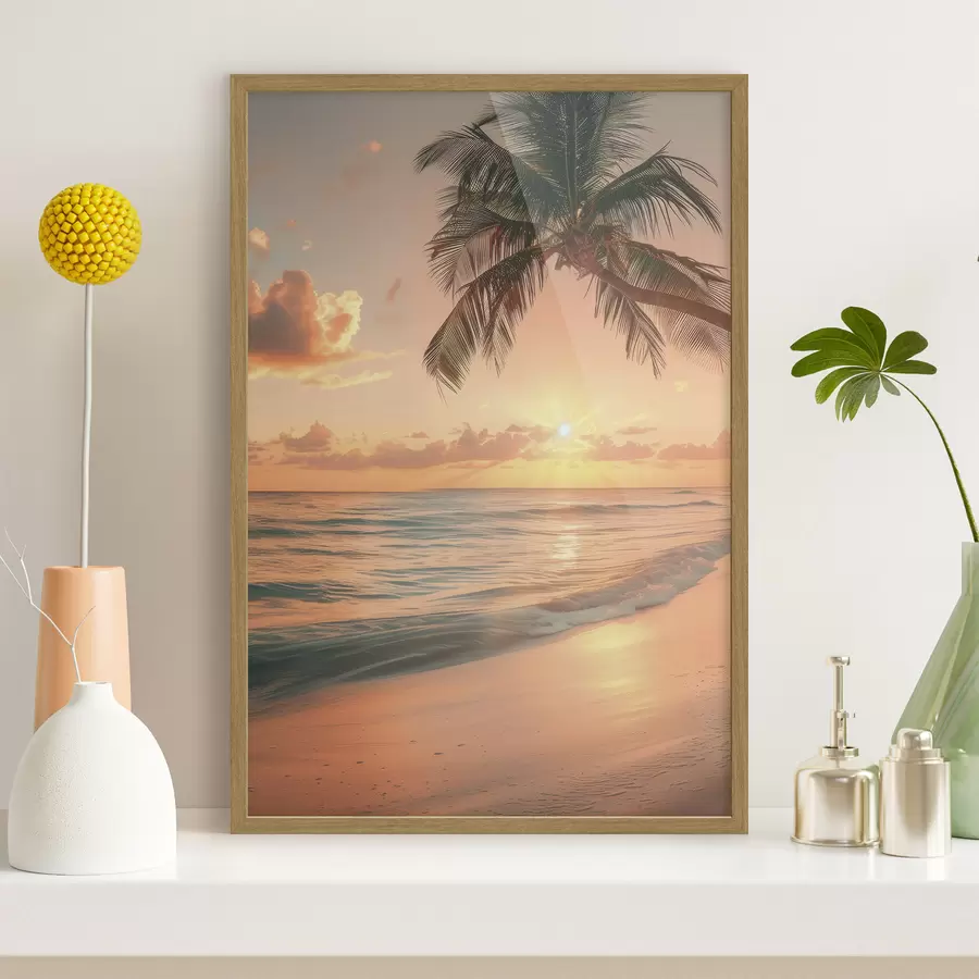 carta da parati Tramonto sul mare nr. f45661