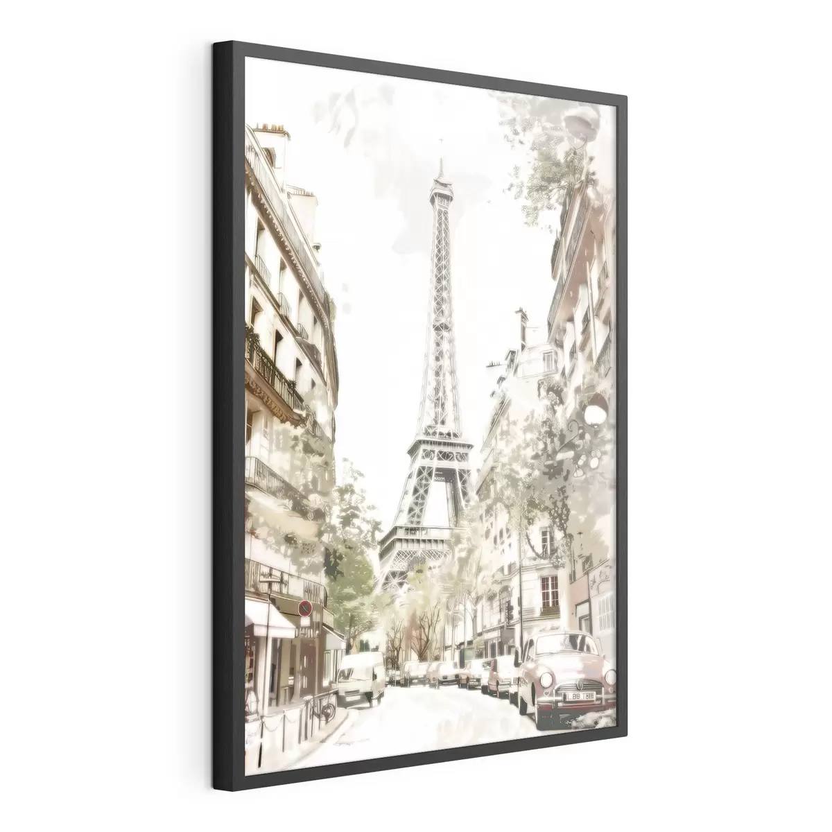 Poster Immagine di Parigi, imitazione della pittura f45668