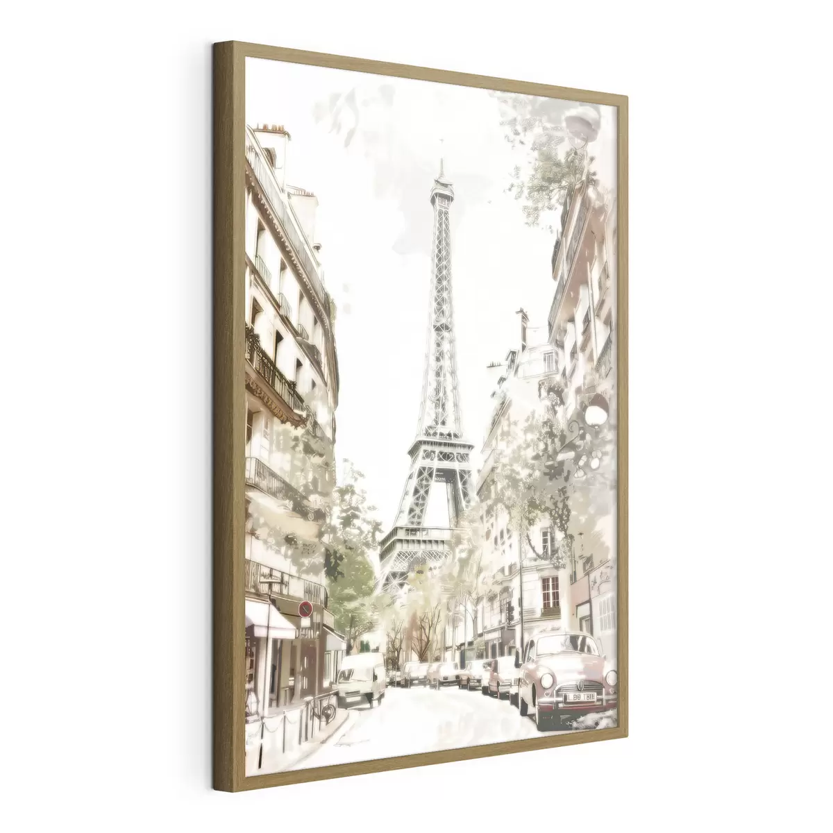 Poster Immagine di Parigi, imitazione della pittura f45668