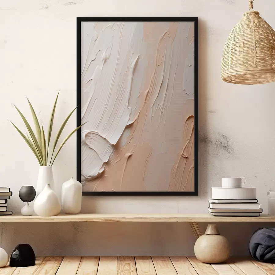 carta da parati Pennellate pastello testurizzate nei toni del beige-crema nr. f45871