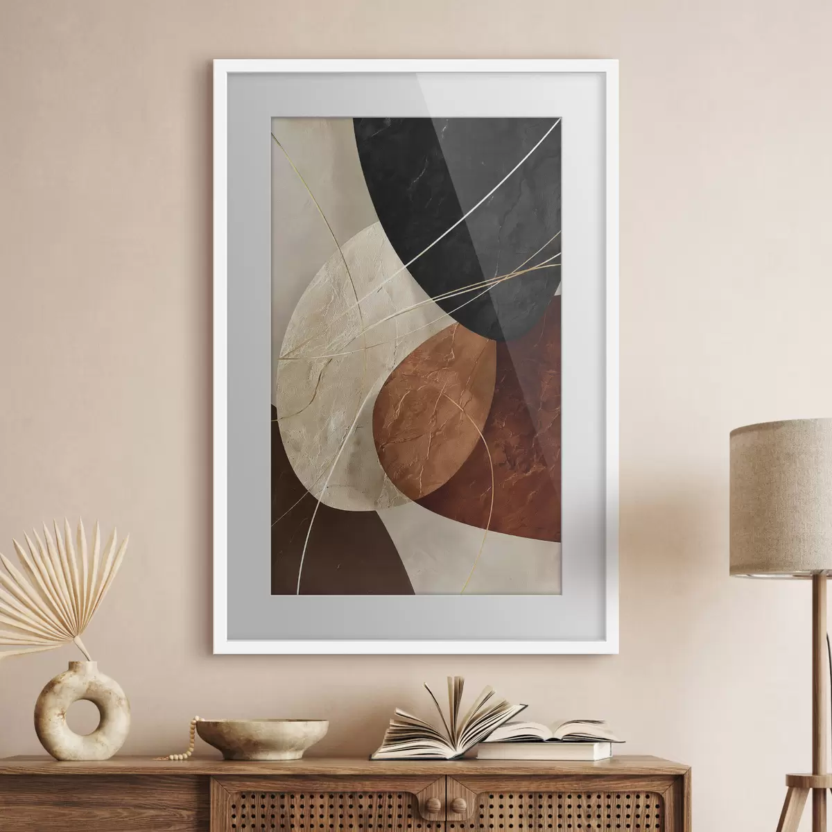Poster Curve che si intrecciano f45878