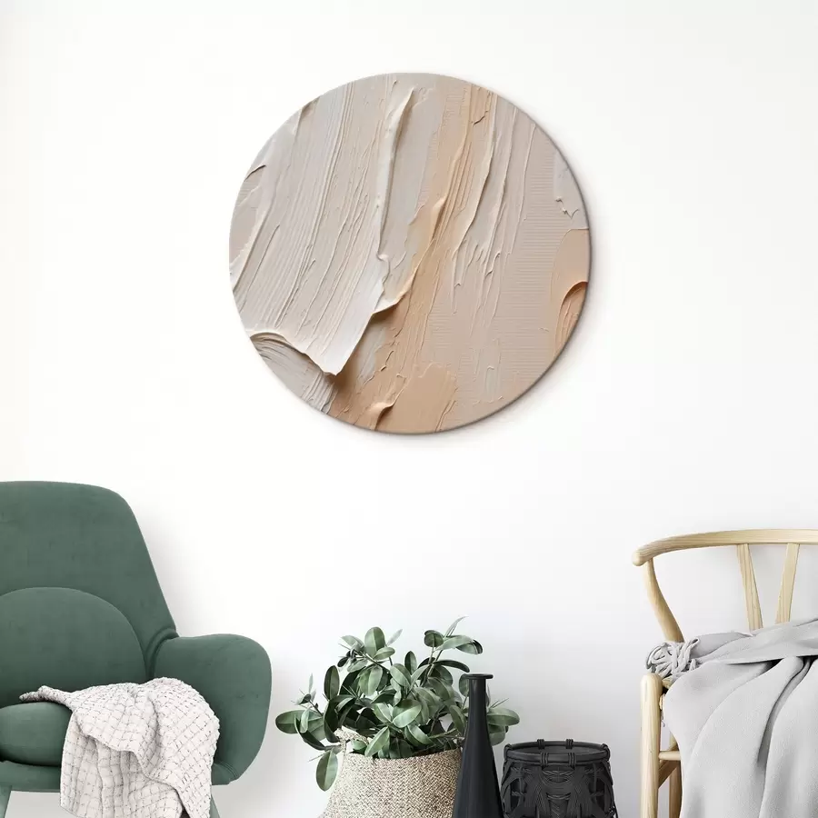 carta da parati Pennellate pastello testurizzate nei toni del beige-crema nr. r45871