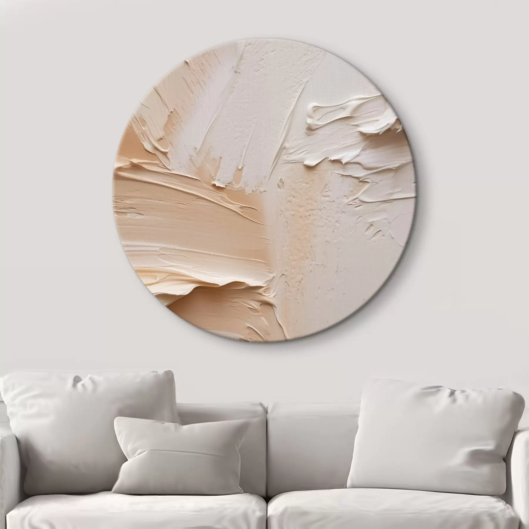 carta da parati Pennellate leggere e impastate, consistenza cremosa e sabbiosa nr. r45872