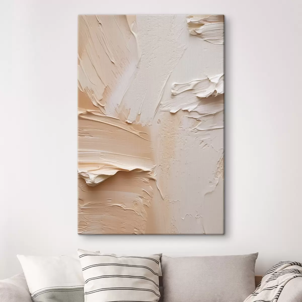 carta da parati Pennellate leggere e impastate, consistenza cremosa e sabbiosa nr. s45872