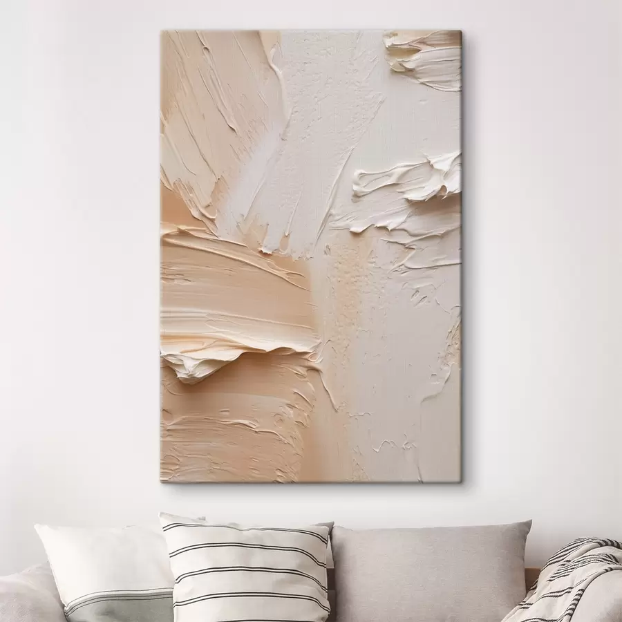 carta da parati Pennellate leggere e impastate, consistenza cremosa e sabbiosa nr. s45872