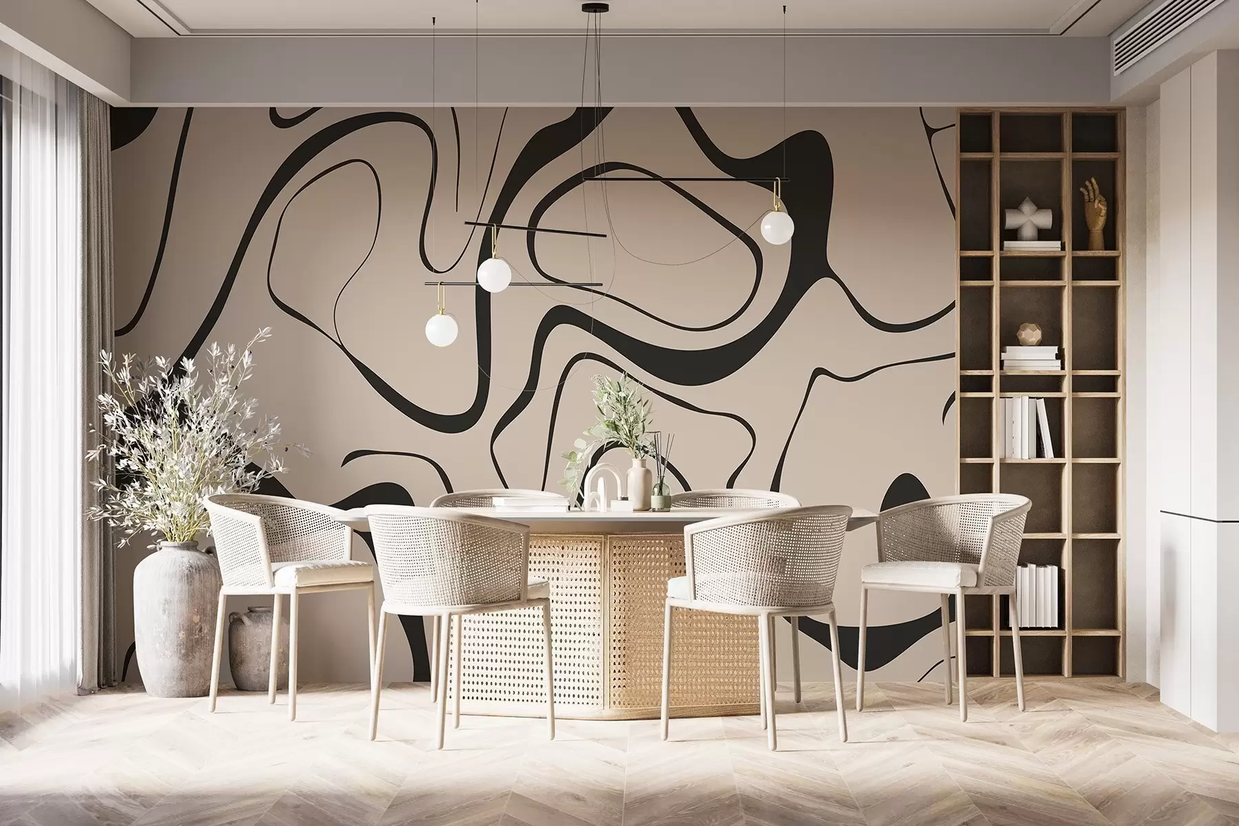 carta da parati Modello astratto nr. w04649