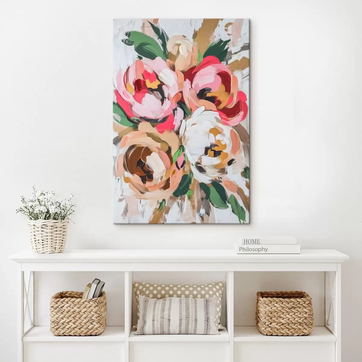 carta da parati Bouquet di fiori astratto nr. s45982