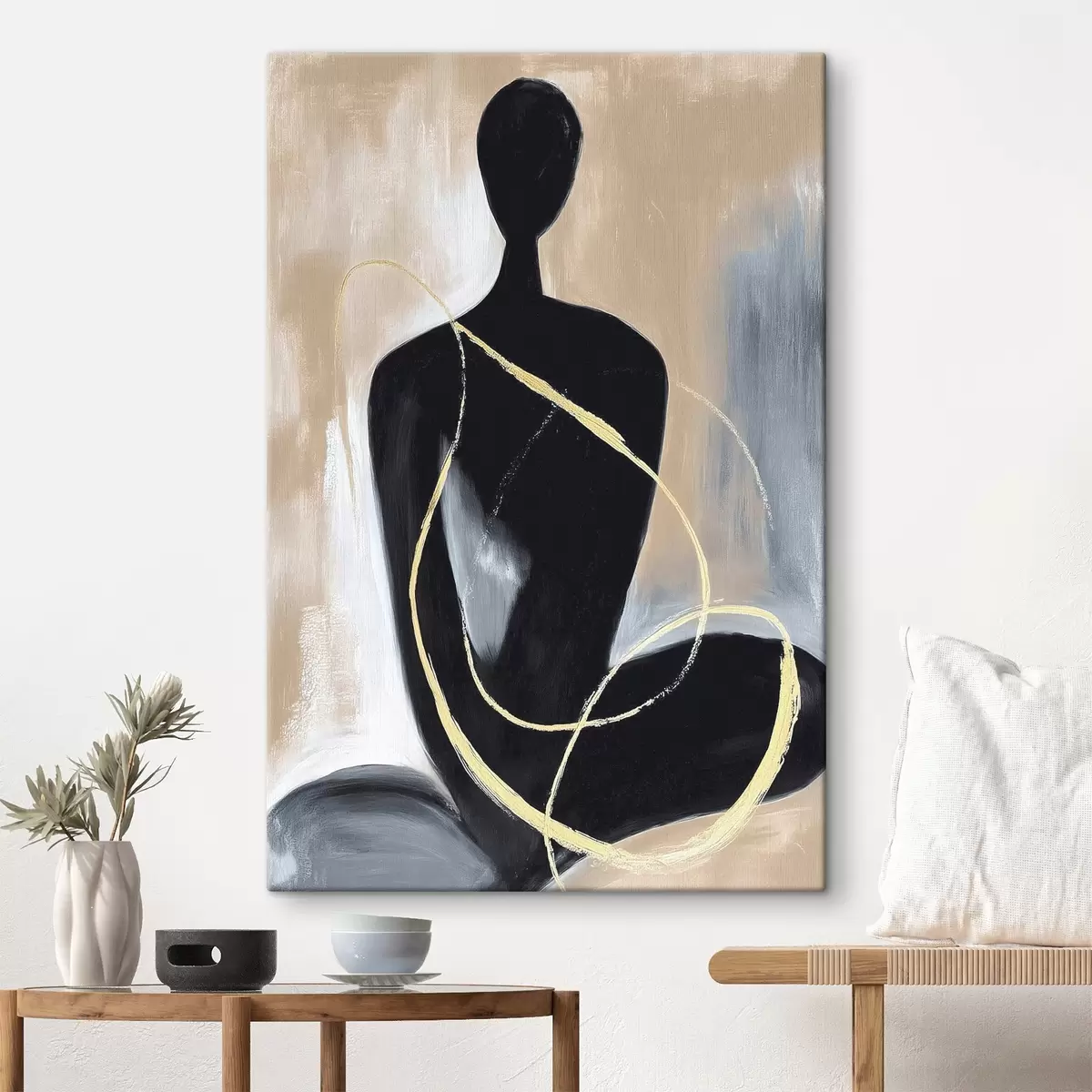 carta da parati Silhouette astratta nr. s45985