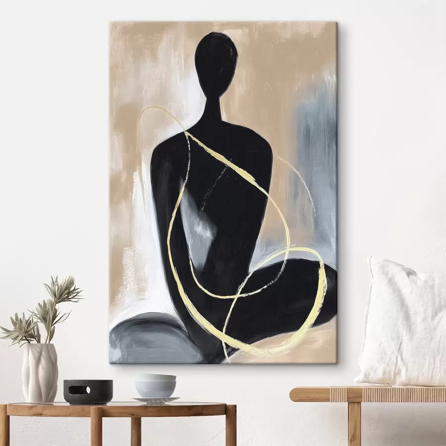 carta da parati Silhouette astratta nr. s45985