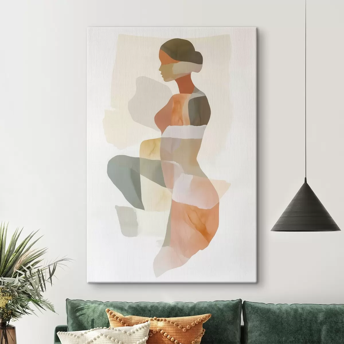 carta da parati Sagoma femminile astratta nr. s45992