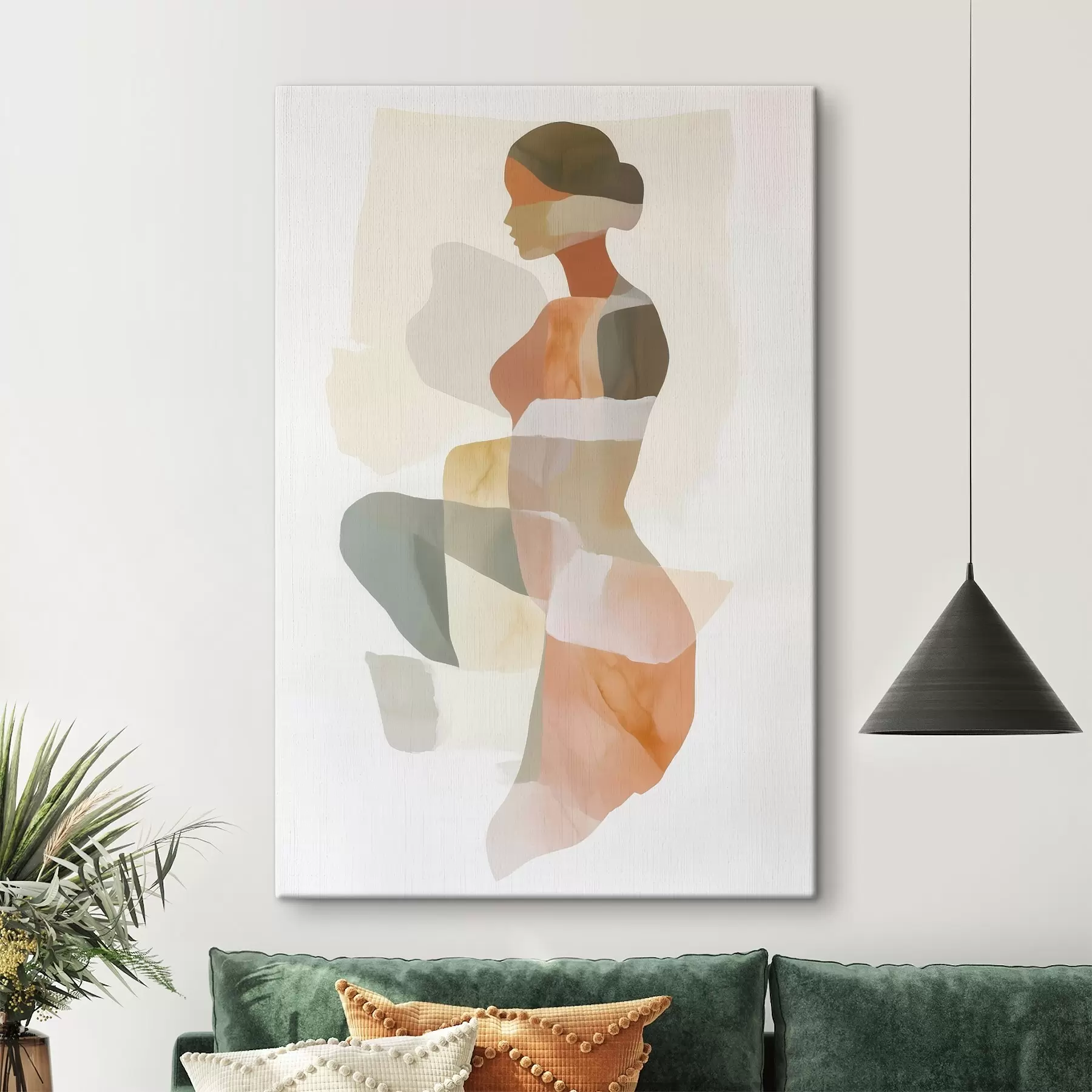 carta da parati Sagoma femminile astratta nr. s45992