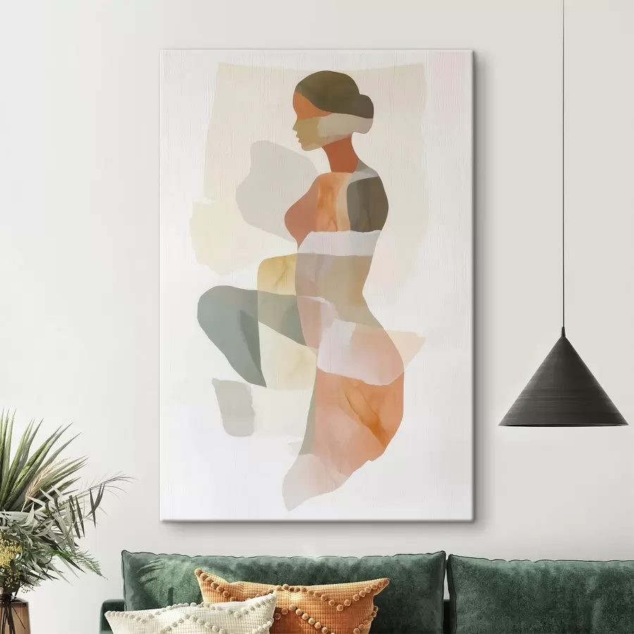 carta da parati Sagoma femminile astratta nr. s45992