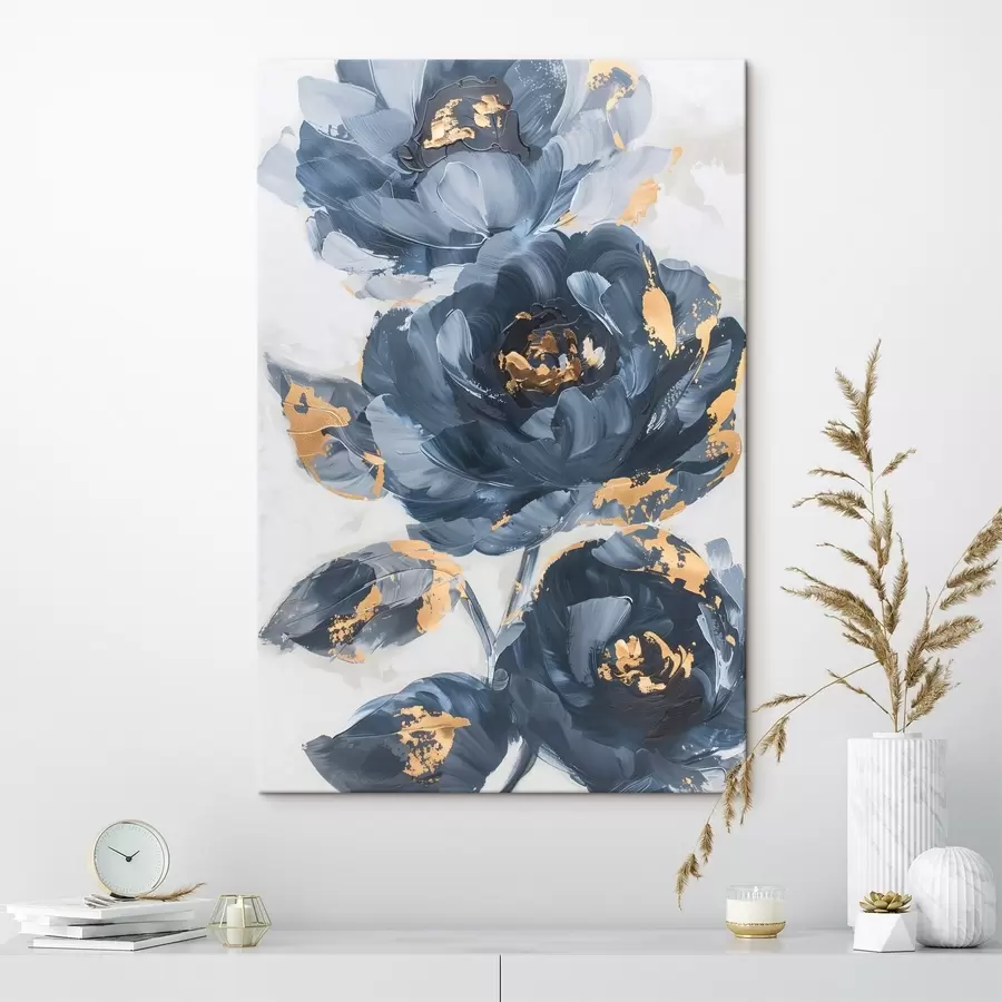 carta da parati Grandi fiori astratti nr. s46011