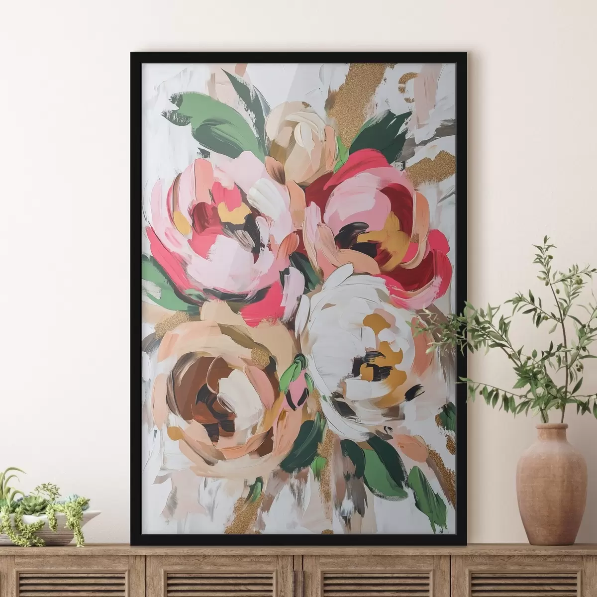 Poster Bouquet di fiori astratto f45982