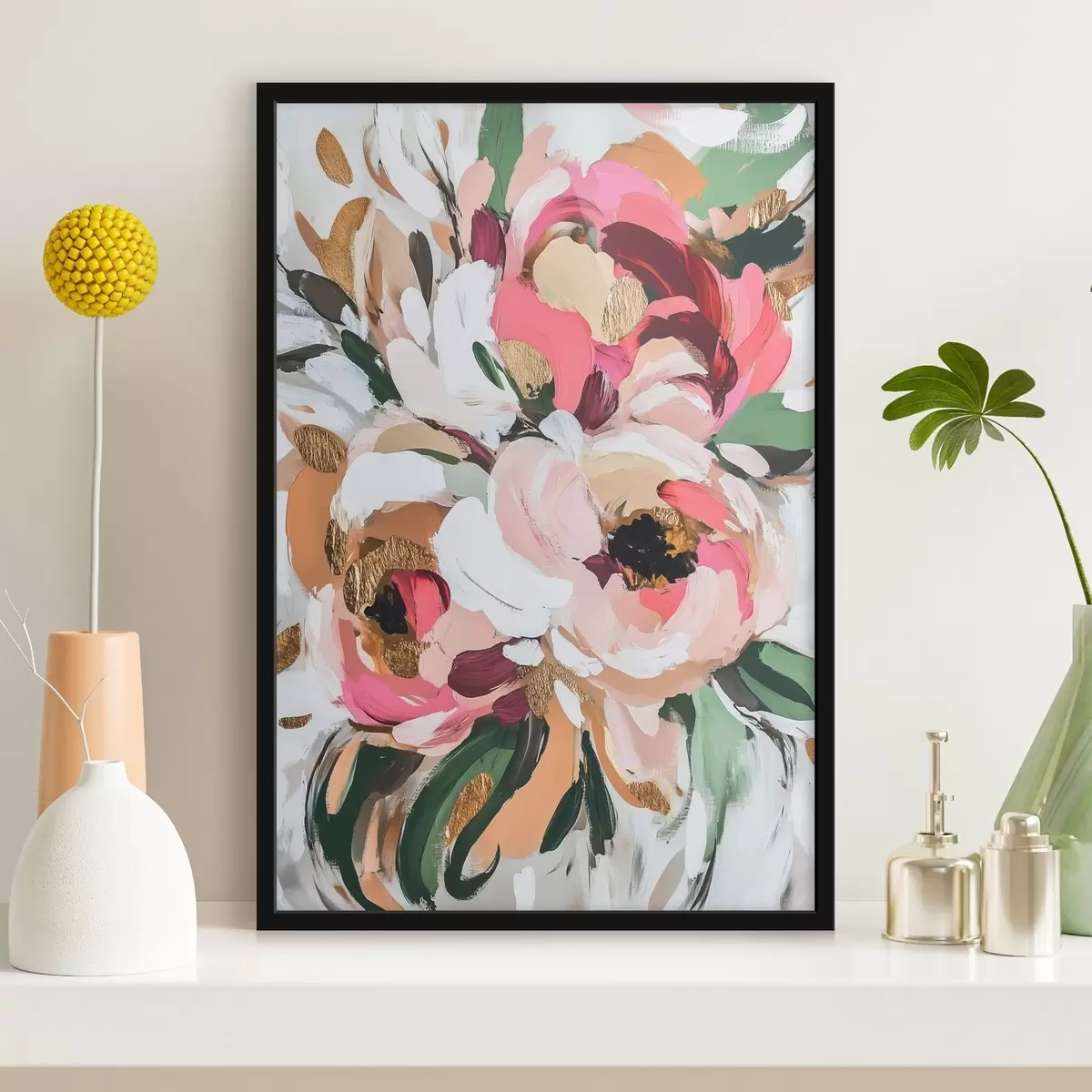 Poster Bouquet di fiori astratto f45983