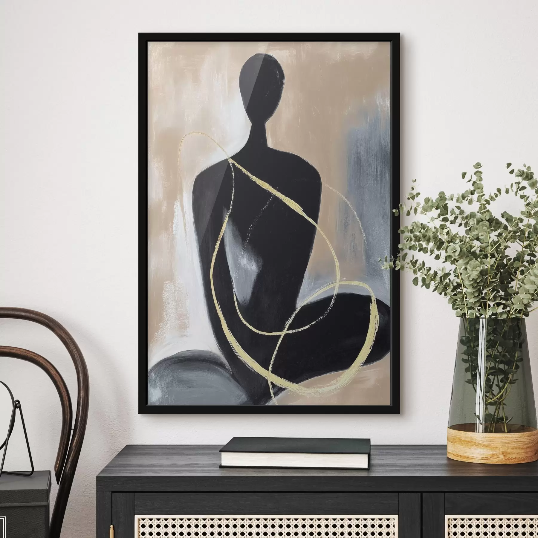 carta da parati Silhouette astratta nr. f45985