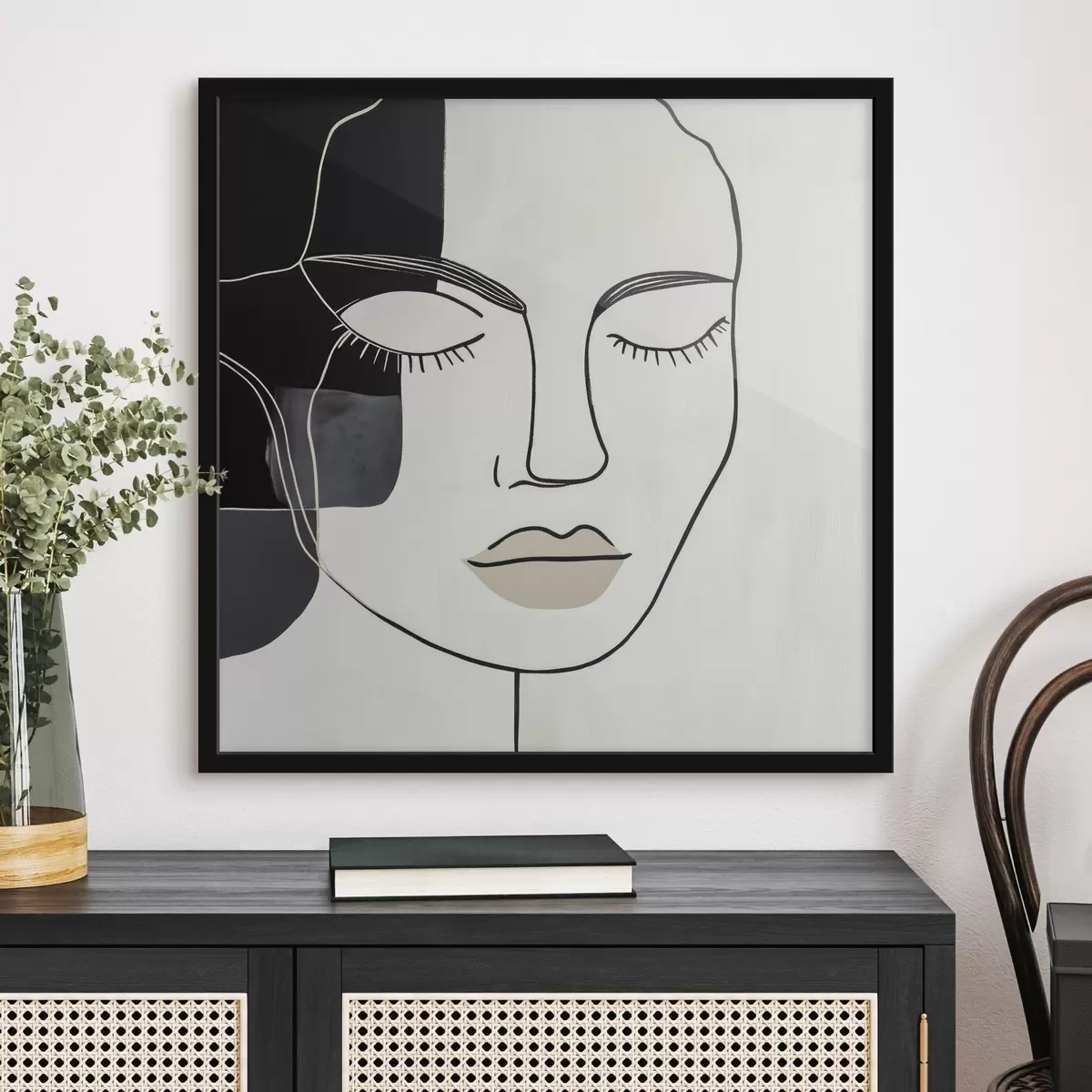 Poster Ritratto astratto minimalista f45987