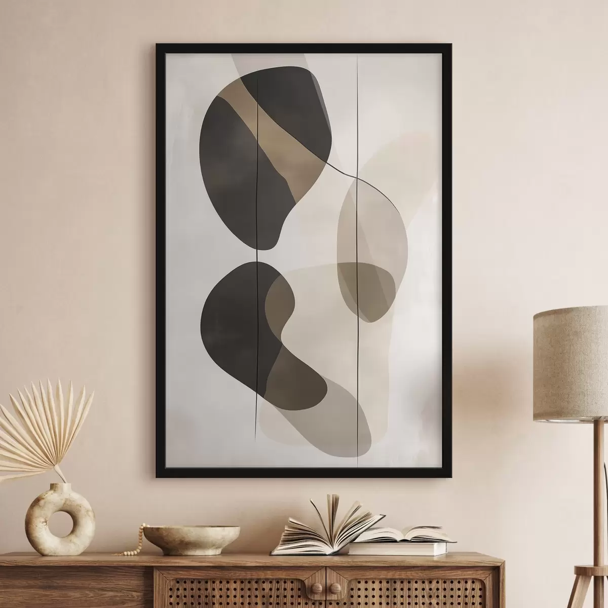 Poster Forme astratte fluttuanti f45991