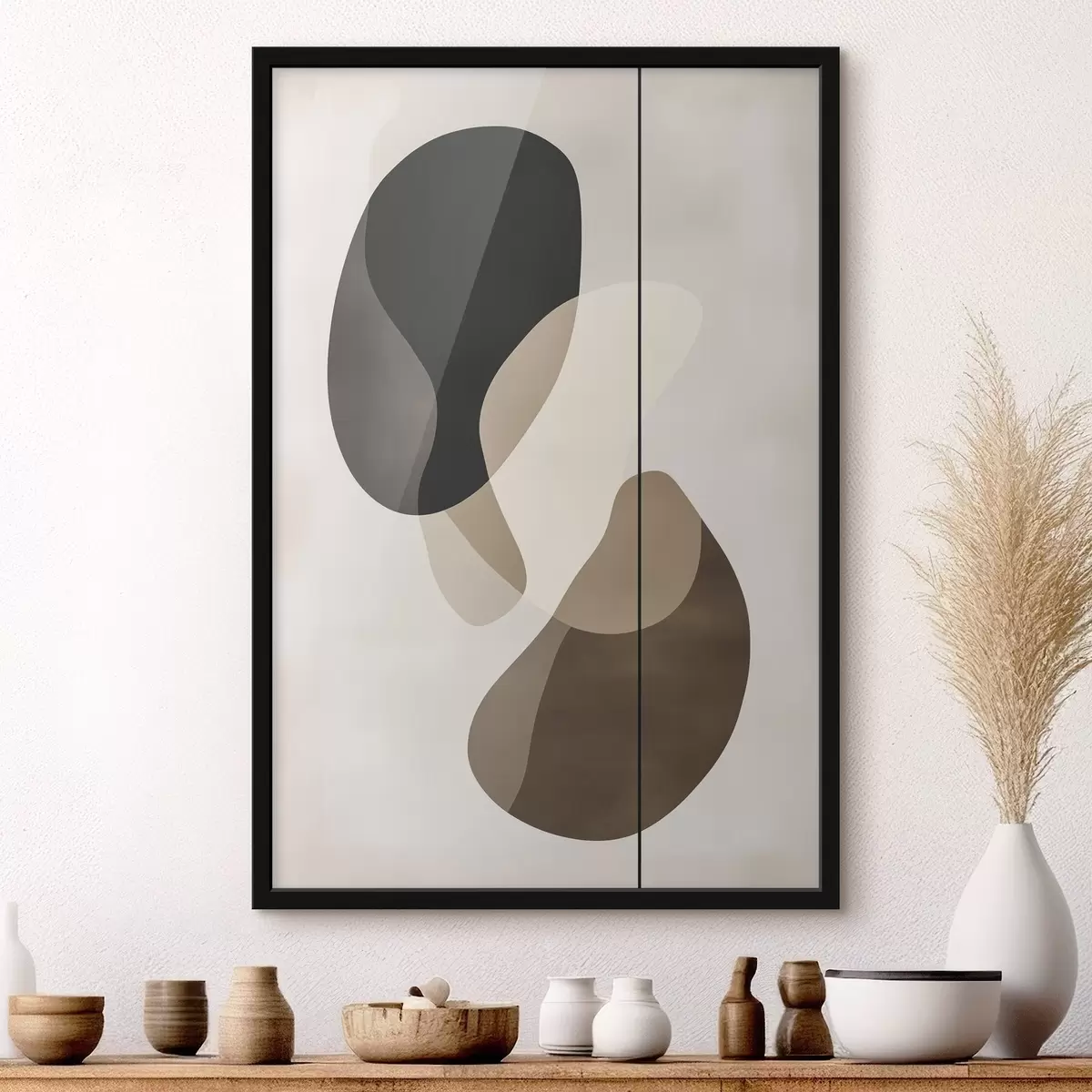 Poster Forme astratte fluttuanti f45994