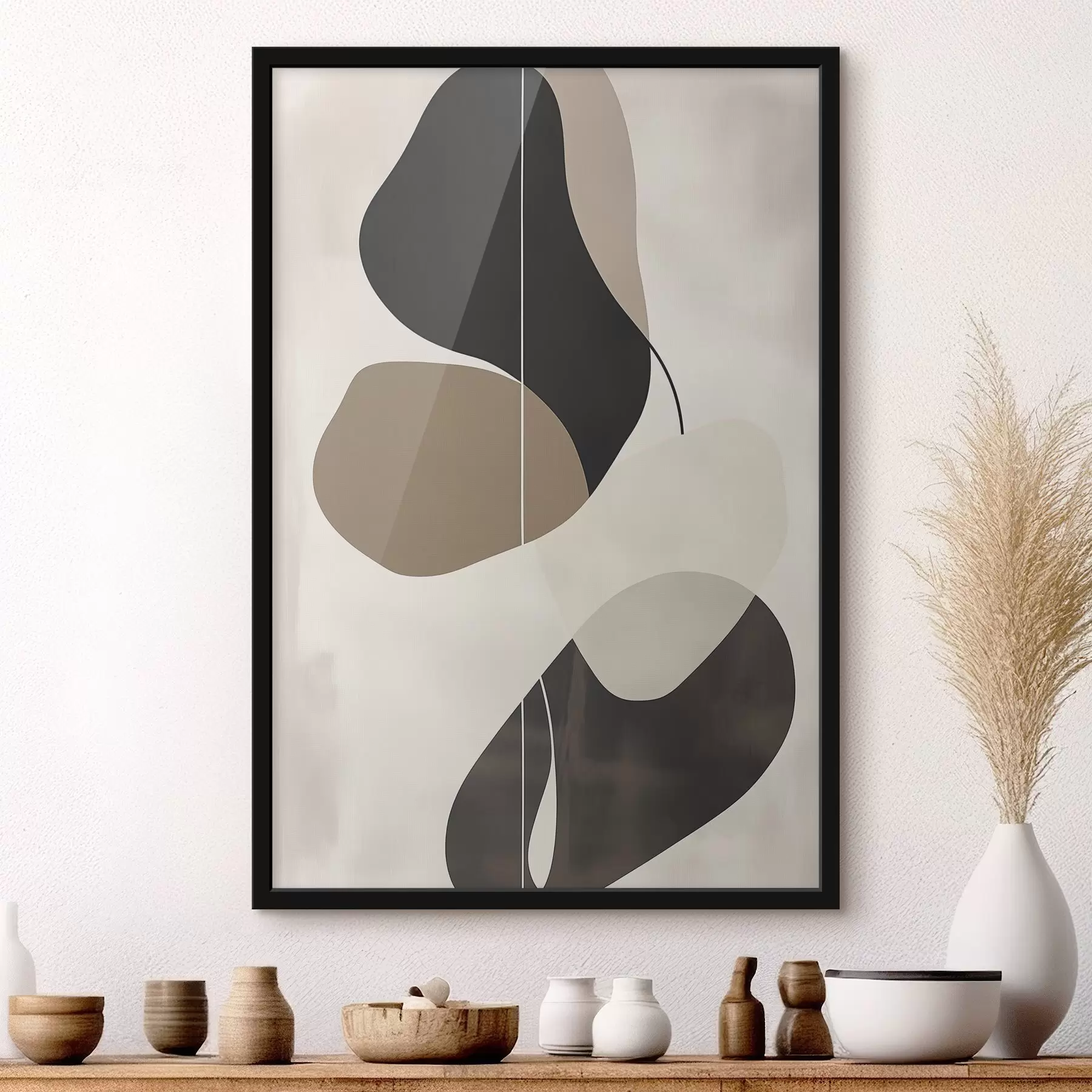 carta da parati Forme astratte fluttuanti nr. f45995