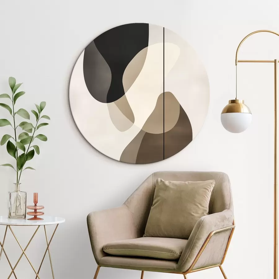 carta da parati Forme astratte fluttuanti nr. r45994