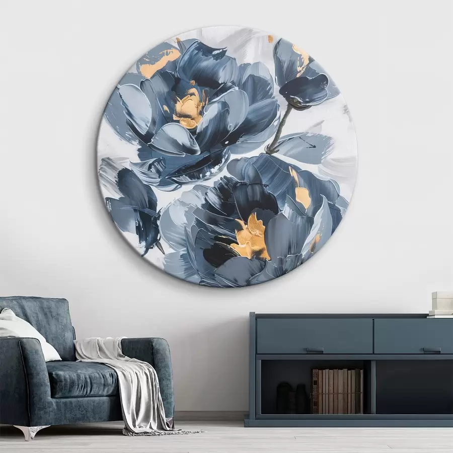 carta da parati Grandi fiori astratti nr. r46010