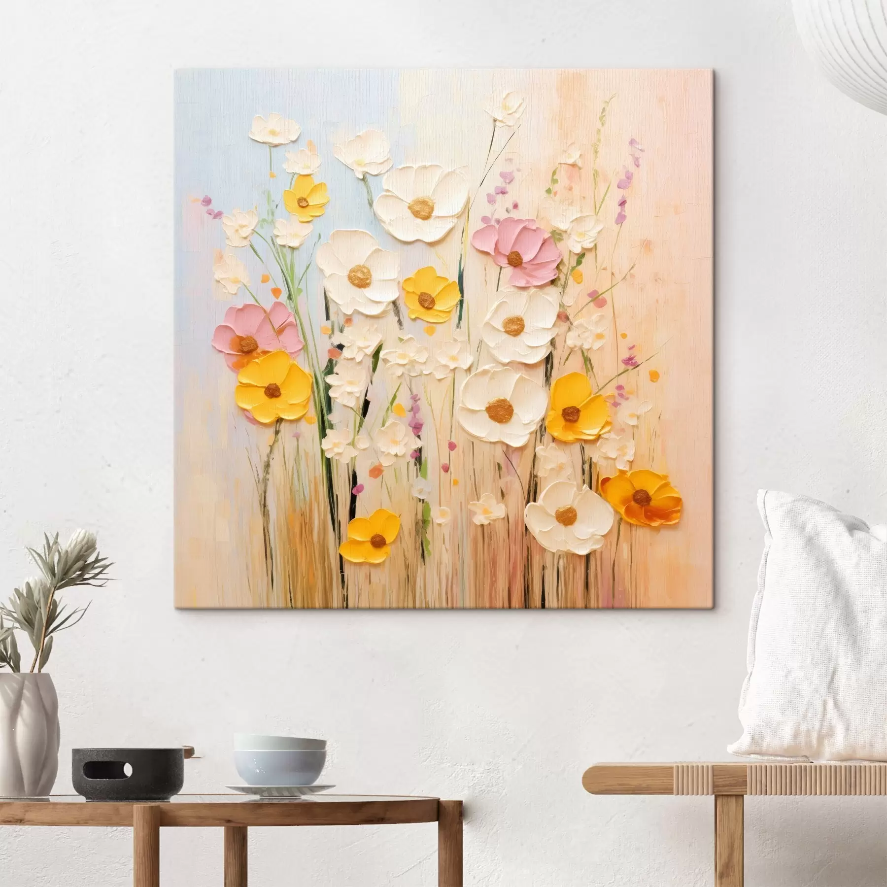 carta da parati Astrazione primaverile con elementi pittorici nr. s45740