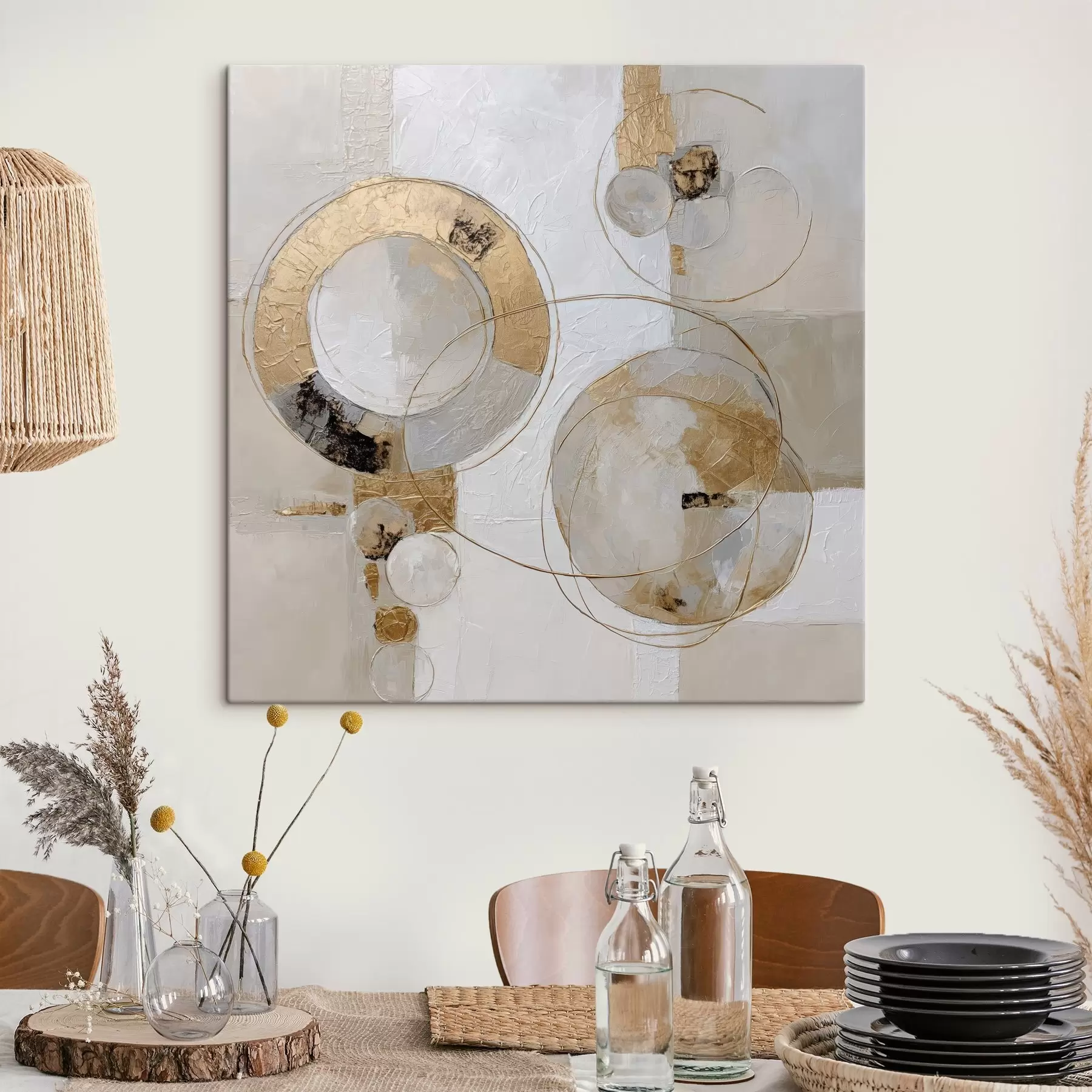 carta da parati Ciclicità delle forme nello stile astratto moderno nr. s45851