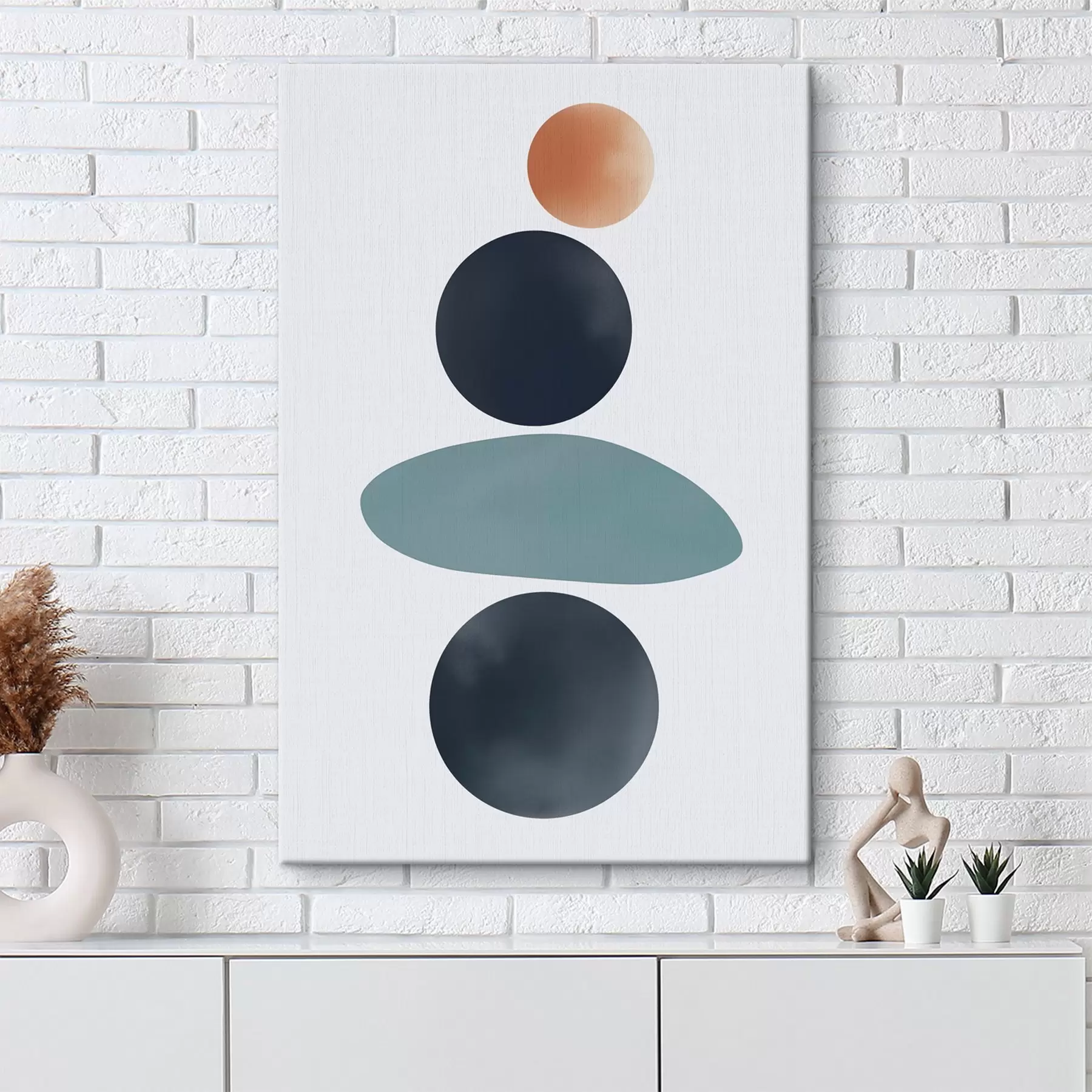 carta da parati Macchie astratte arrotondate nr. s46061