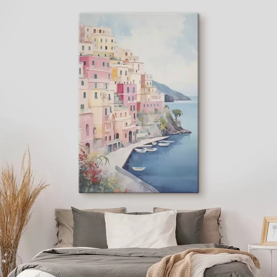 carta da parati Case sul mare nr. s46066