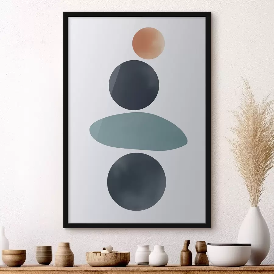 carta da parati Macchie astratte arrotondate nr. f46061