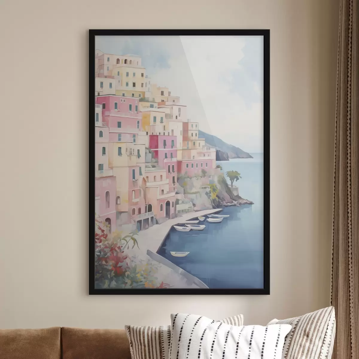 Poster Case sul mare f46066