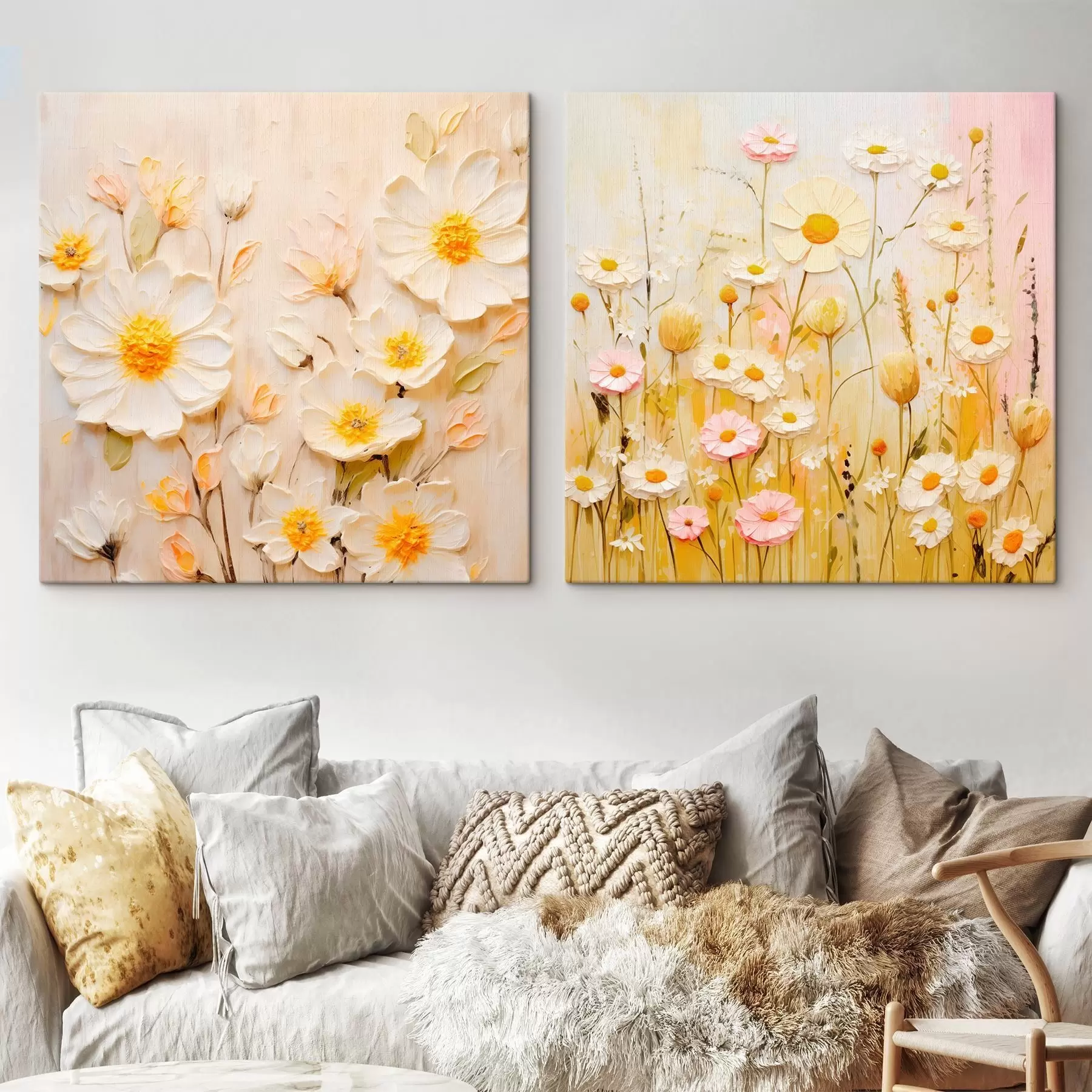 carta da parati Prato fiorito in stile pittura a olio nr. m00711