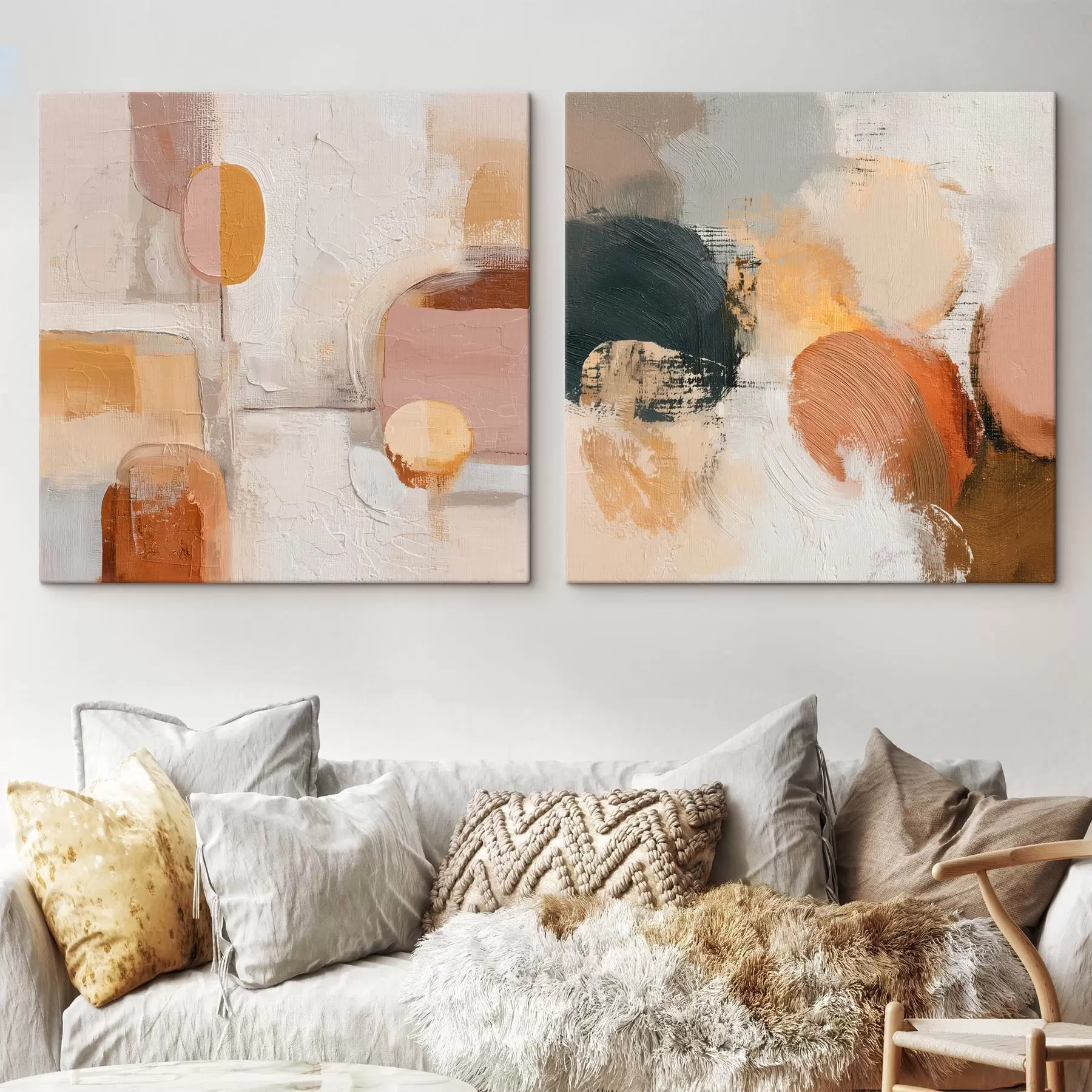 carta da parati Geometria della calma in stile astratto nr. m00747