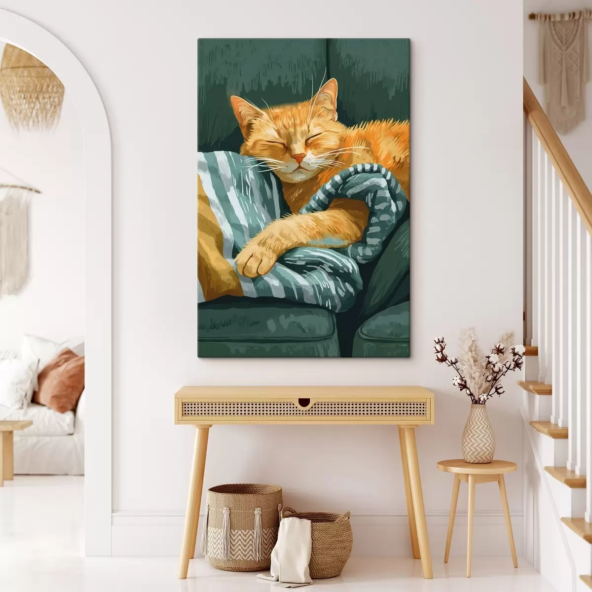 carta da parati Riposo del gatto nr. s46055