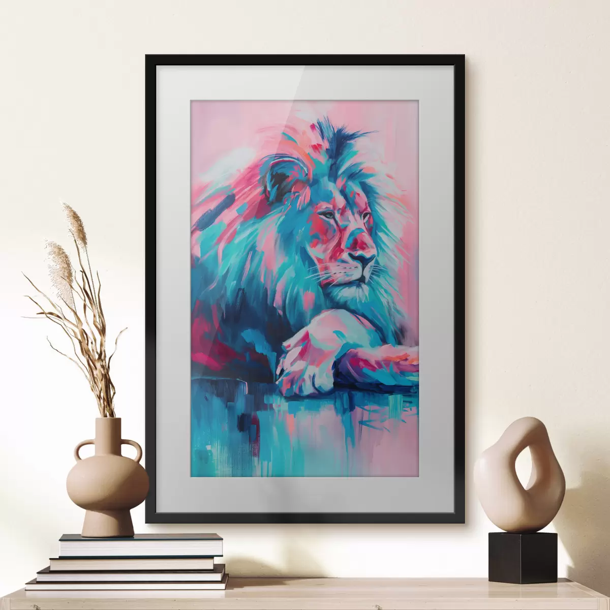 Poster Leone e tenerezza f46034