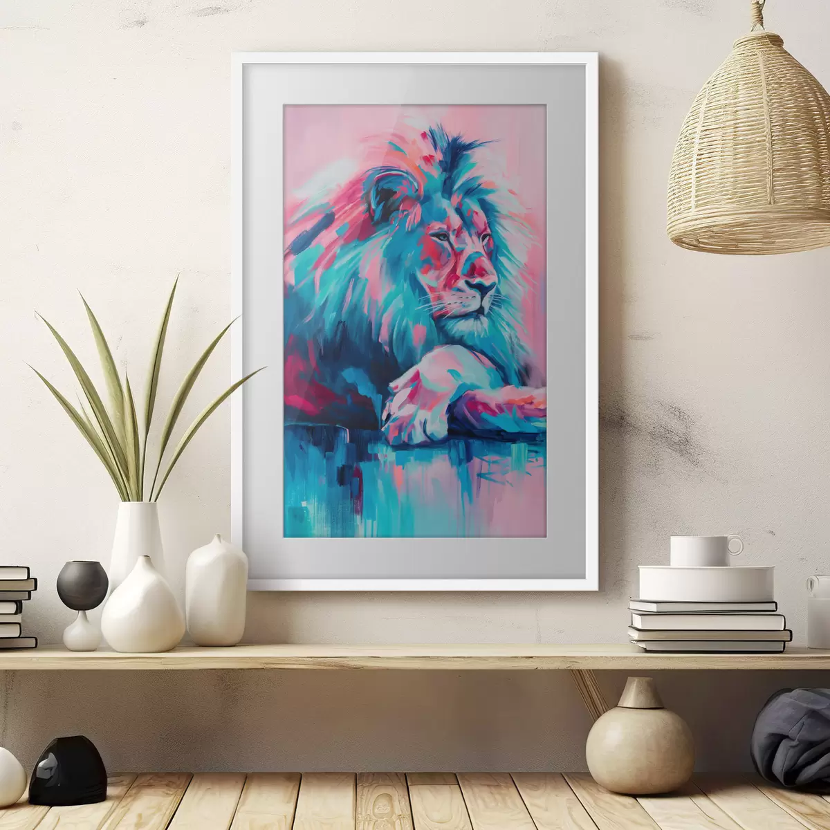 Poster Leone e tenerezza f46034