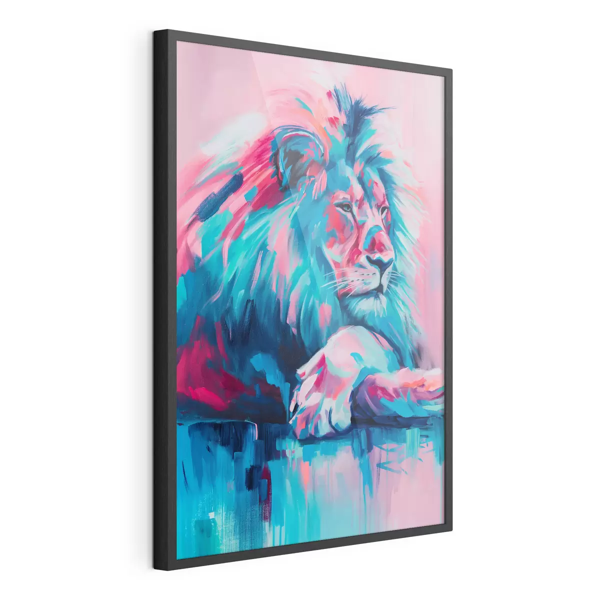 Poster Leone e tenerezza f46034