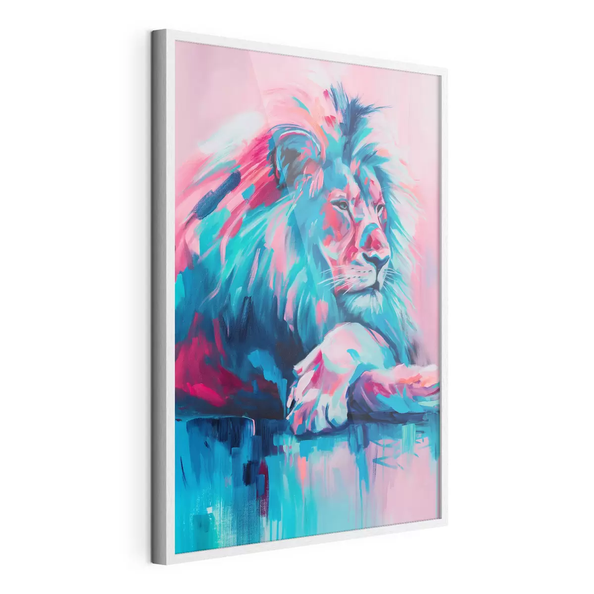 Poster Leone e tenerezza f46034