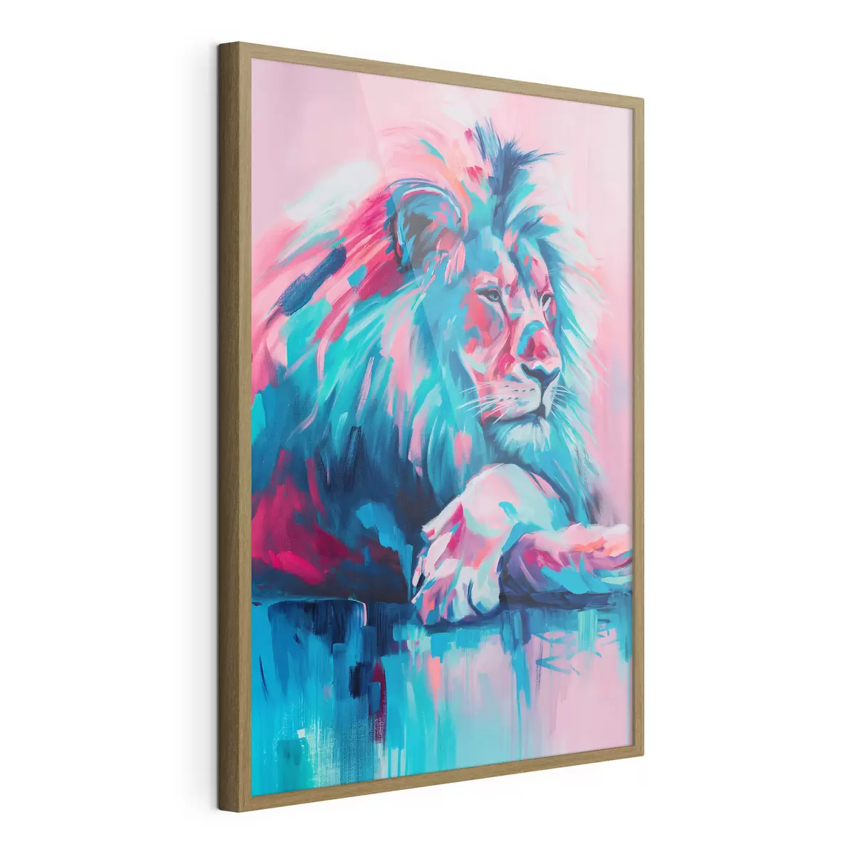 Poster Leone e tenerezza f46034