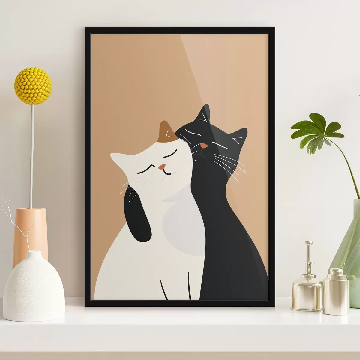 Poster Duo di gatti f46043