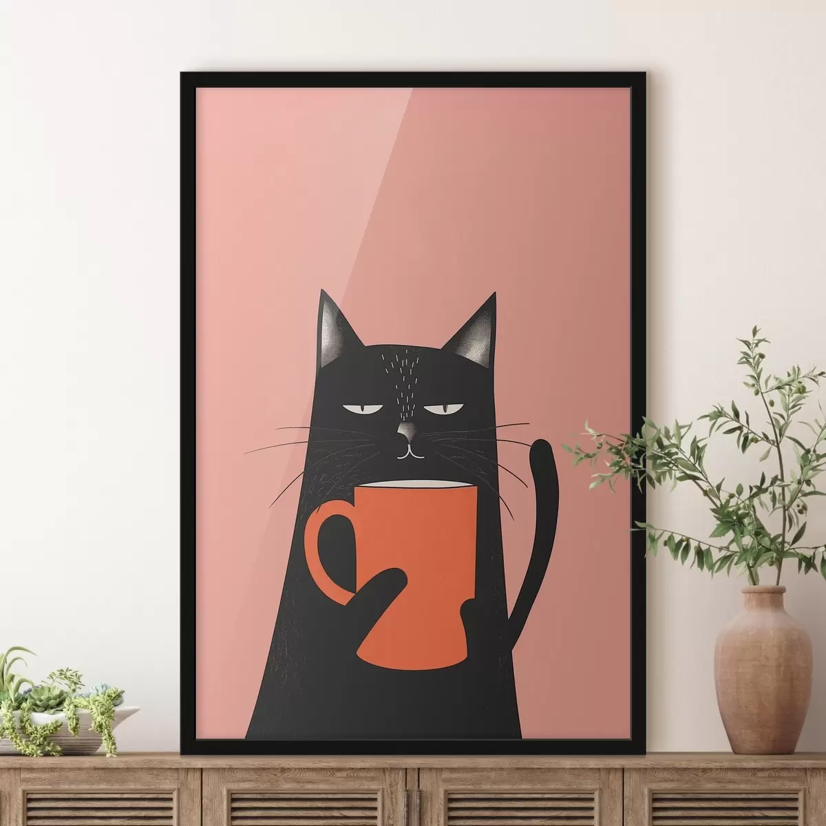 Poster Cuore di gatto f46045