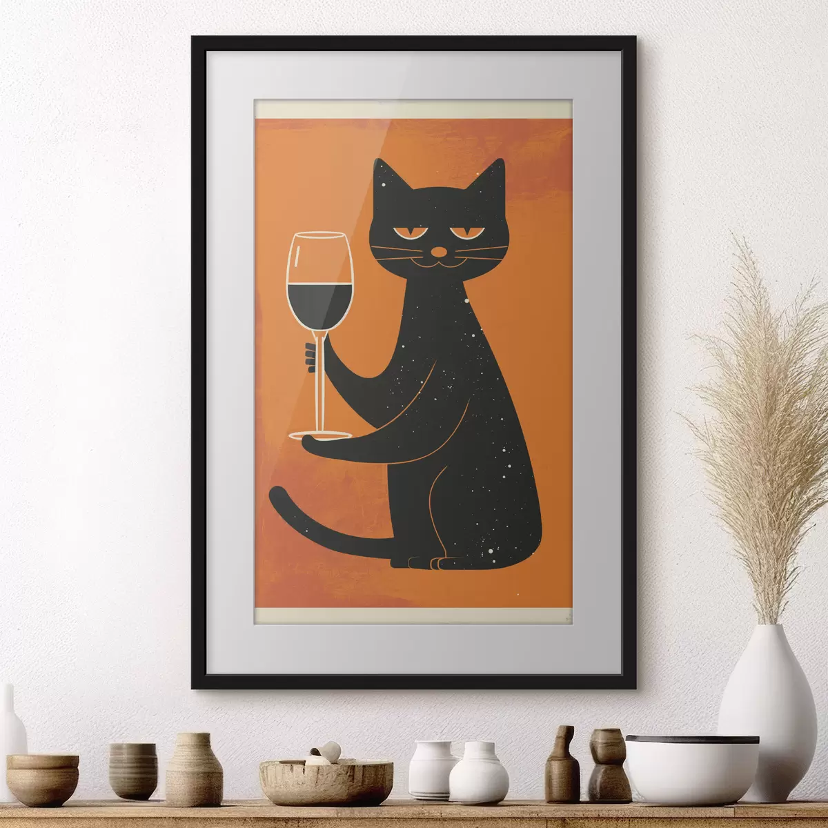 Poster Vino per gatti f46046
