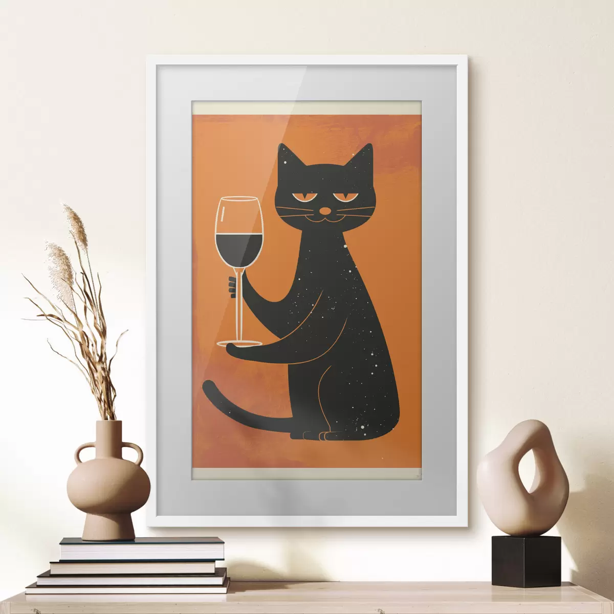 Poster Vino per gatti f46046