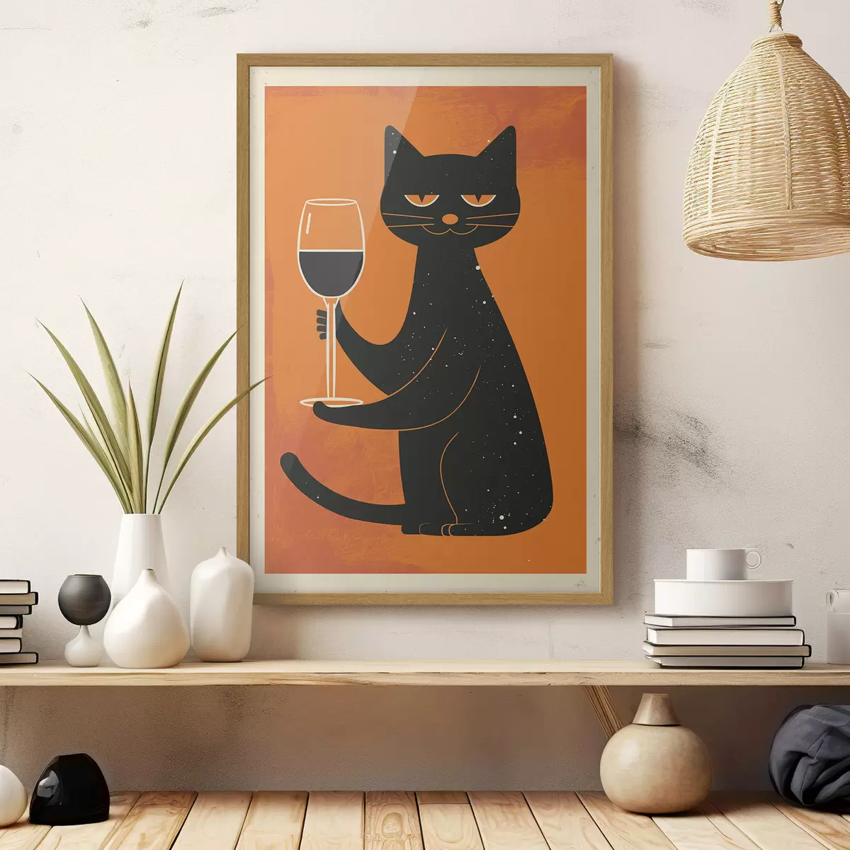 Poster Vino per gatti f46046