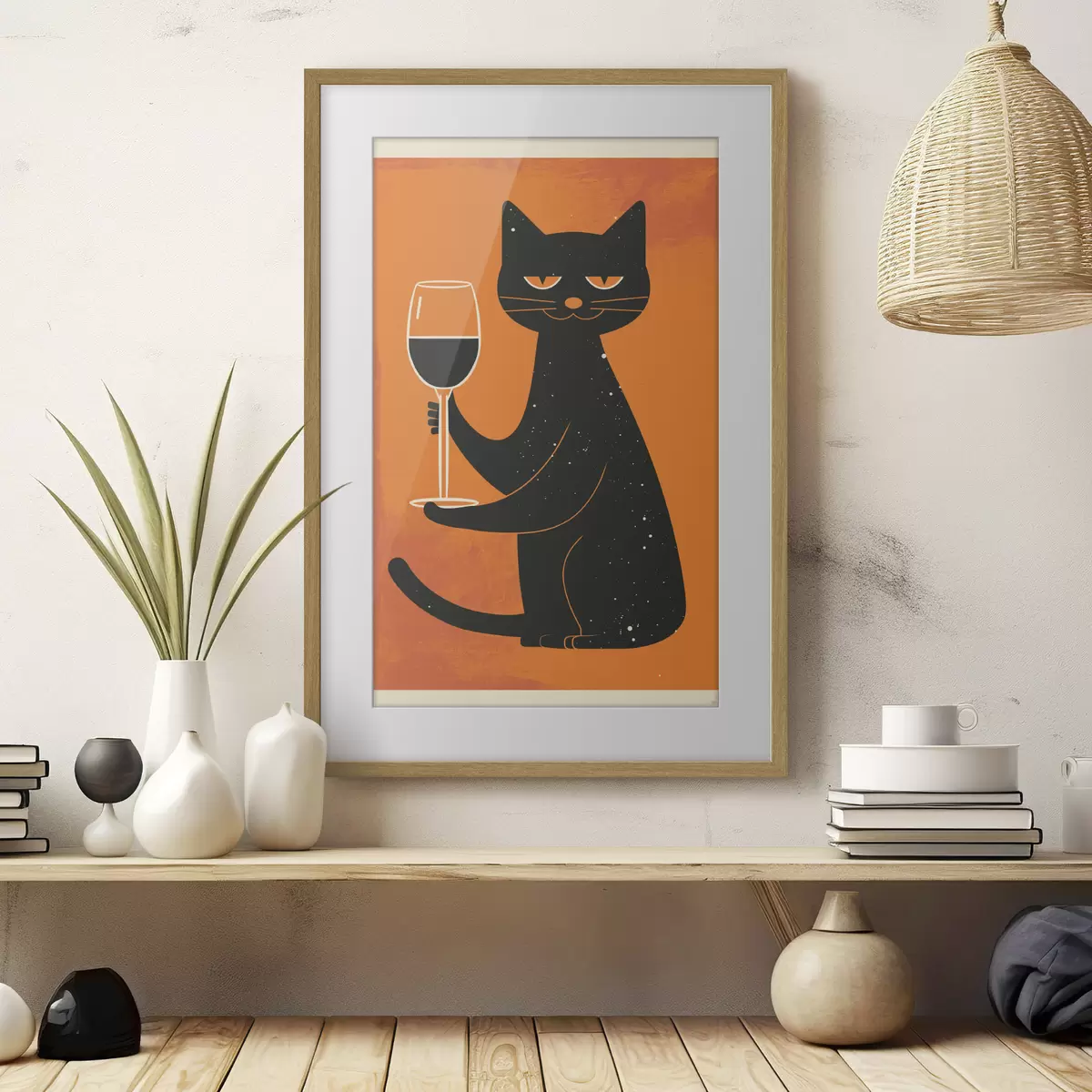 Poster Vino per gatti f46046