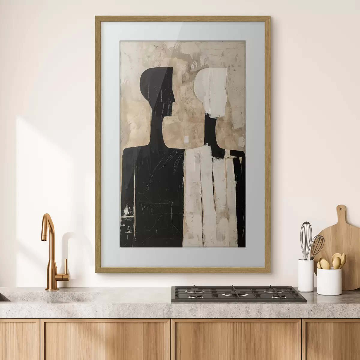 Poster Due figure astratte f46050