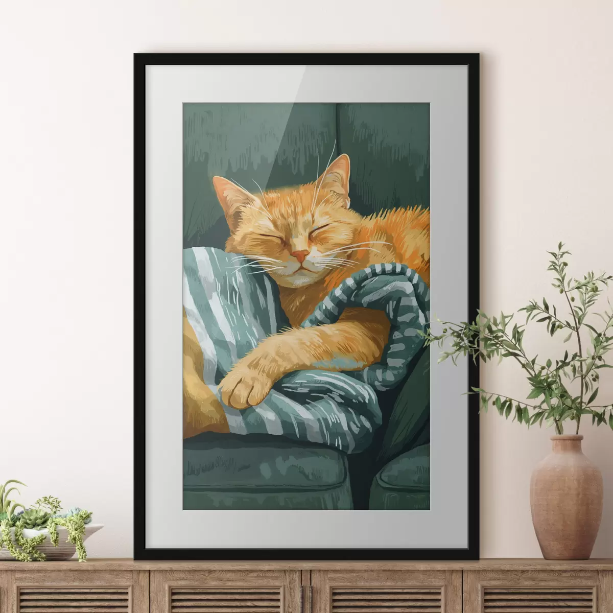 Poster Riposo del gatto f46055